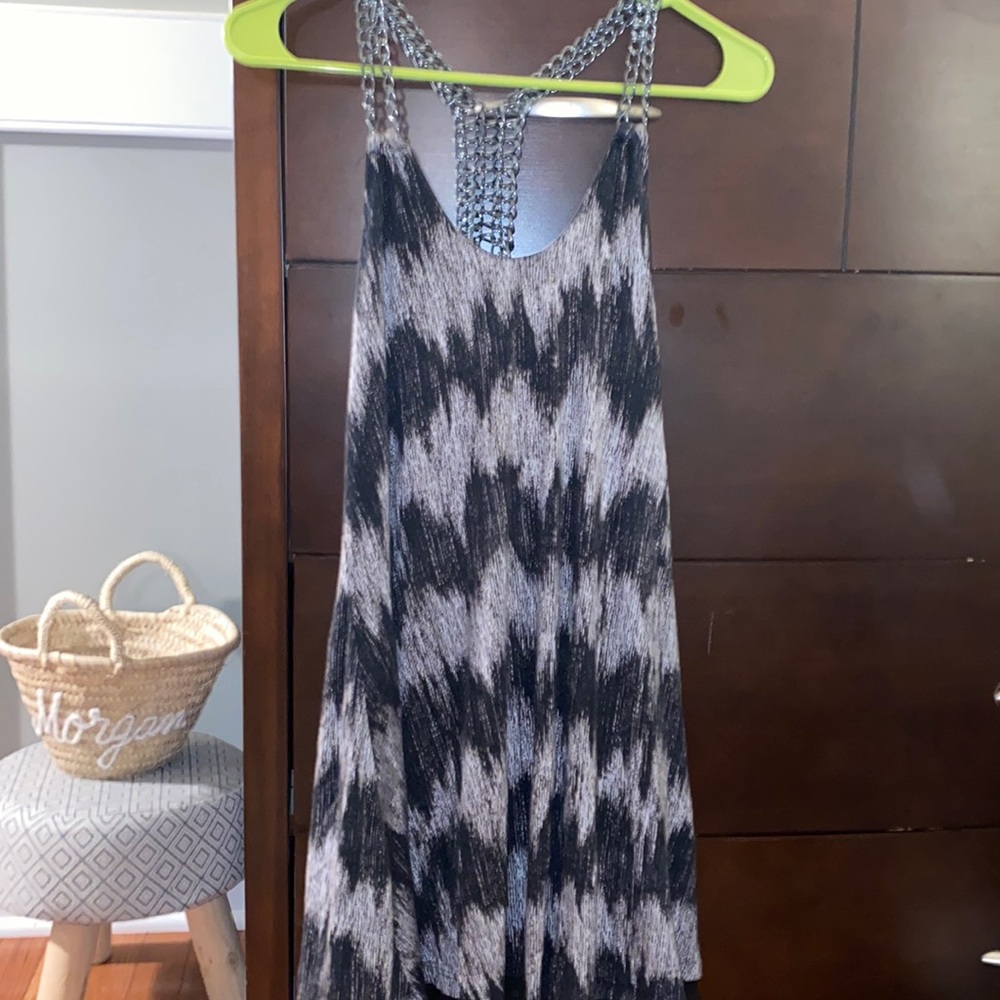 urban outfitters printed chain dress